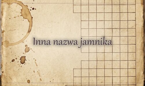 Inna nazwa jamnika – hasło do krzyżówki