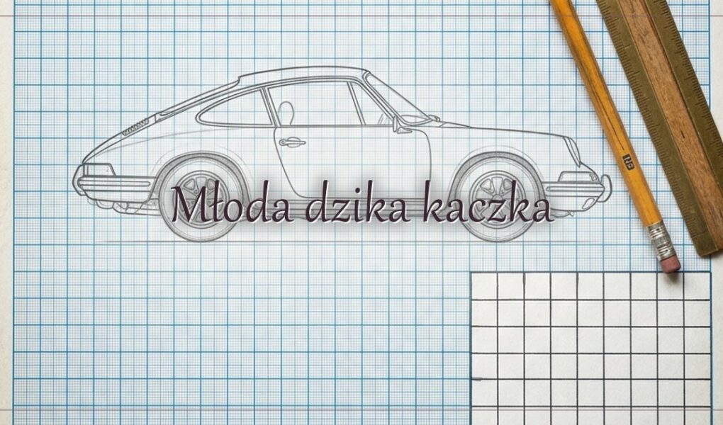 Młoda dzika kaczka