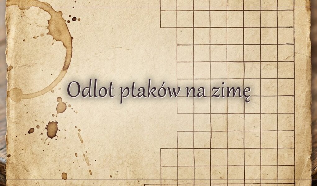 Odlot ptaków na zimę