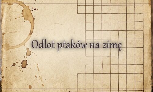 Odlot ptaków na zimę