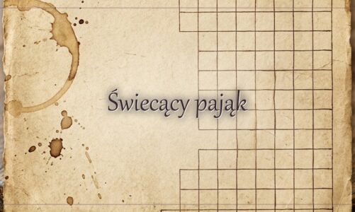 Świecący pająk