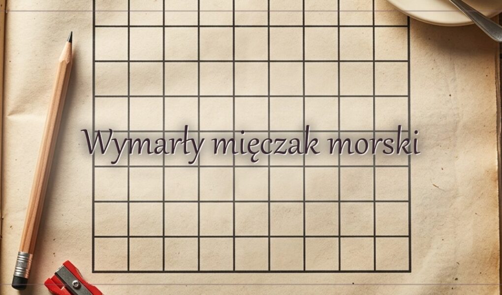 Wymarły mięczak morski